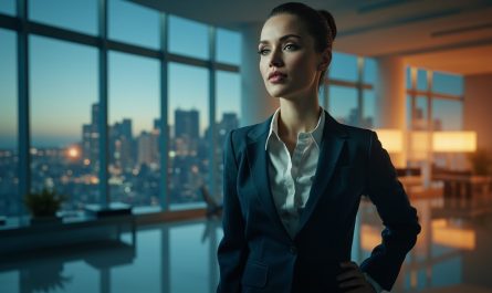 Portrait de Diane Wildenstein en discussion