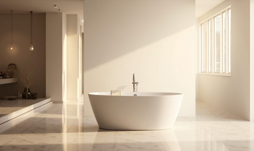 Quelle est la hauteur idéale pour installer une baignoire ?