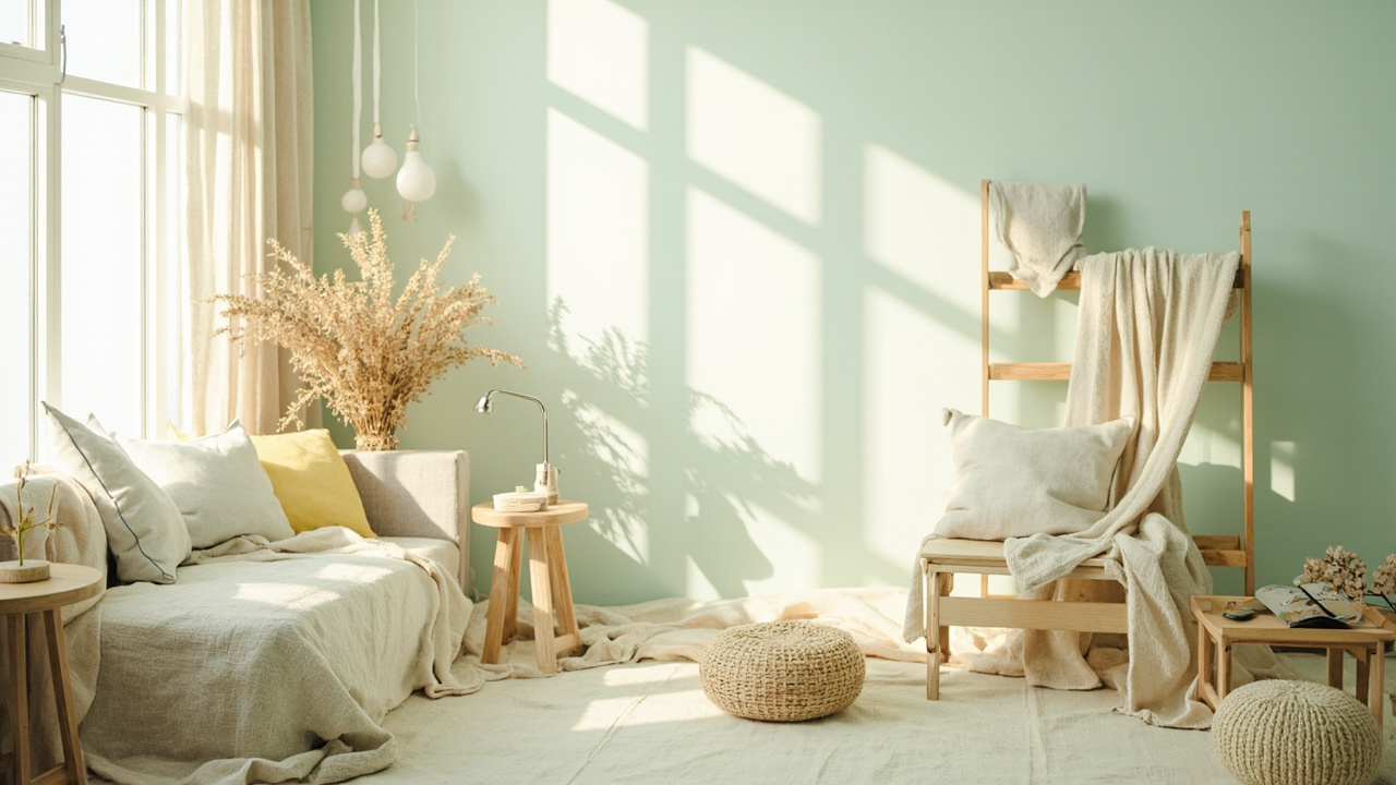 Couleur associee au vert deau en decoration