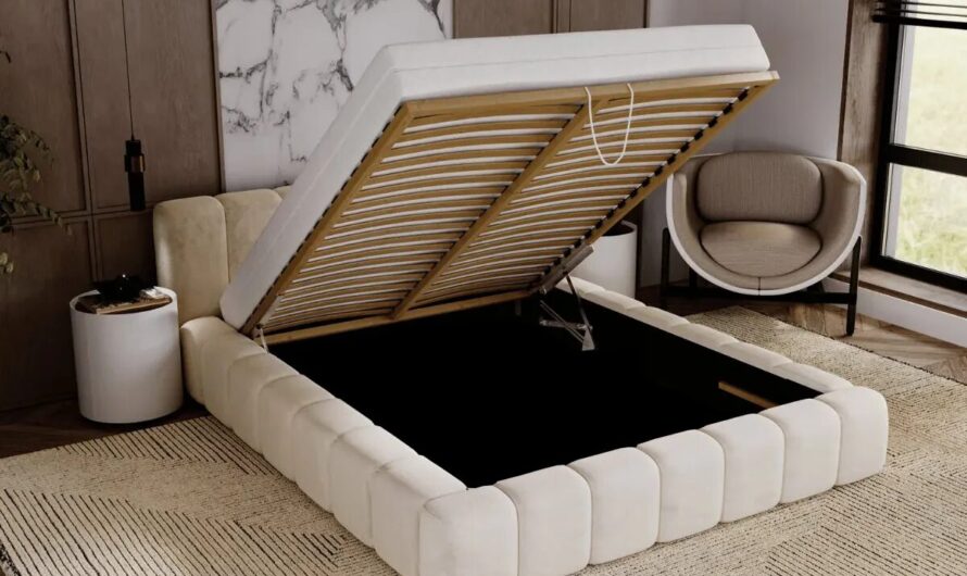 Lit coffre : confort et rangement optimisé