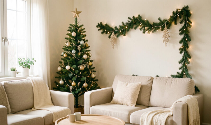 Comment installer et ranger le sapin pliable IKEA à 19,99 € en petit salon ?